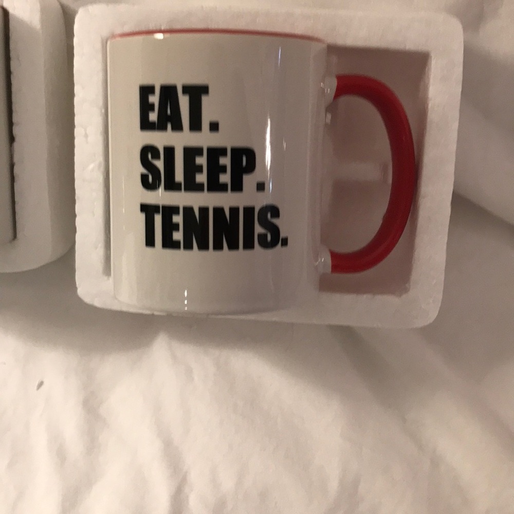 Tennis themed coffee mugs 🎾🎾